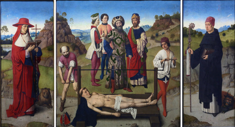 Altarbild des Märtyrers des heiligen Erasmus - Dirk Bouts