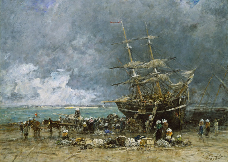Rückkehr des Neufundländers - Eugène Boudin