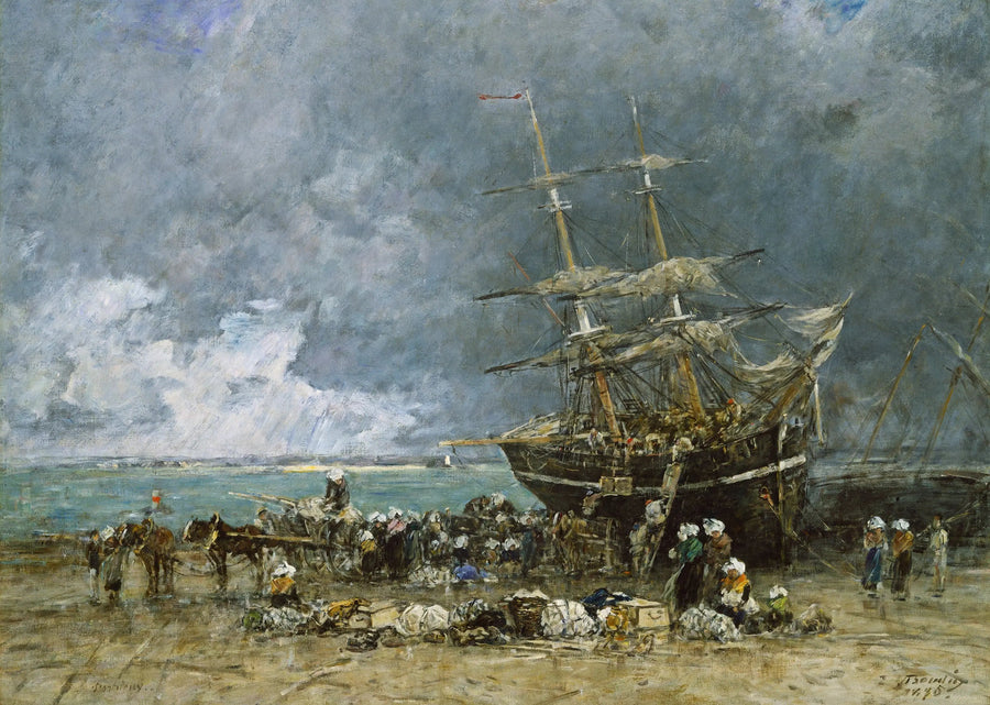 Rückkehr des Neufundländers - Eugène Boudin