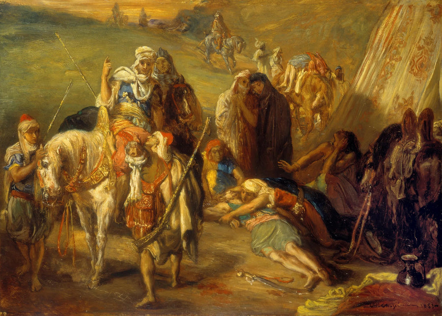 Rückkehr der Verwundeten - Théodore Chassériau