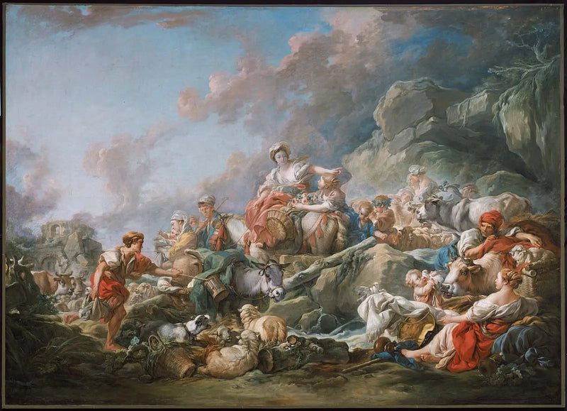 Rückkehr vom Markt - François Boucher