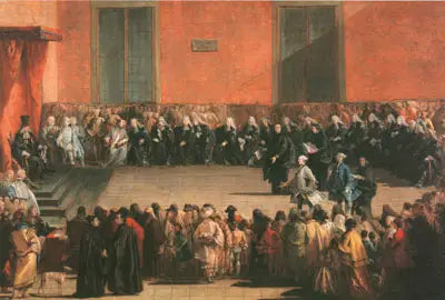 Konsularische Versammlung - Giovanni Battista Tiepolo