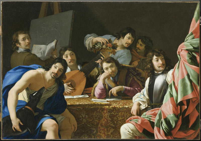 Freundesversammlung - Eustache Le Sueur