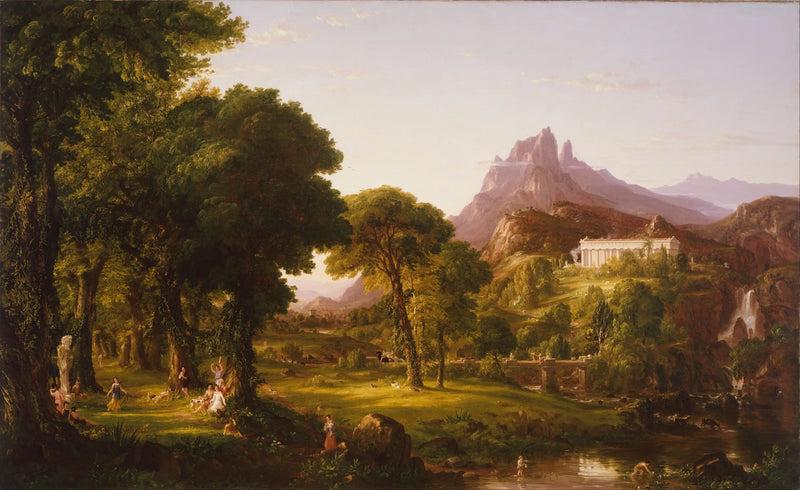 Traum von Arkadien - Thomas Cole