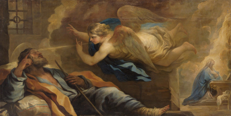 Traum des heiligen Josef - Luca Giordano