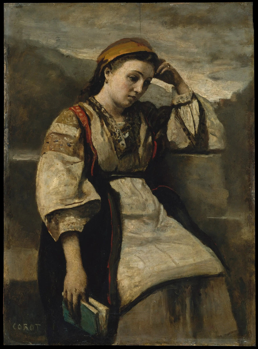 Träumerei - Jean-Baptiste Camille Corot