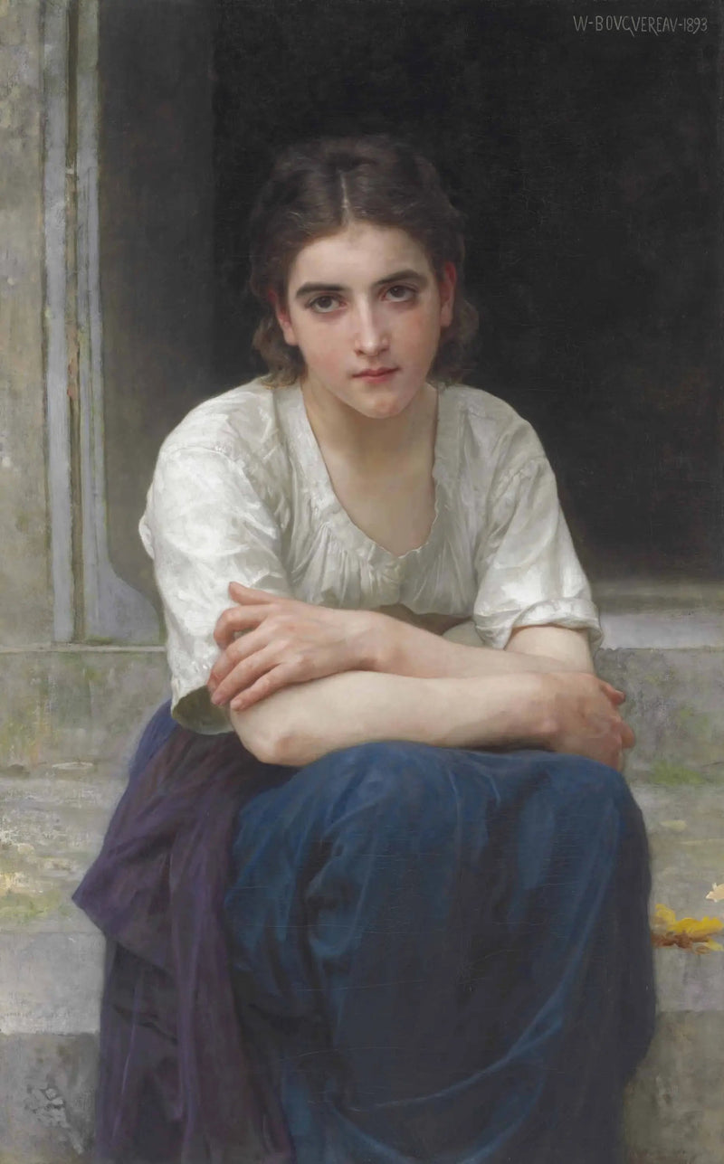 Träumerei an der Schwelle - Bouguereau