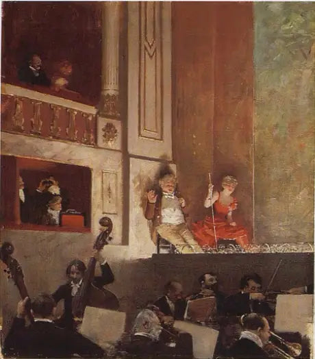 Revue im Theater der Varietés - Jean Béraud