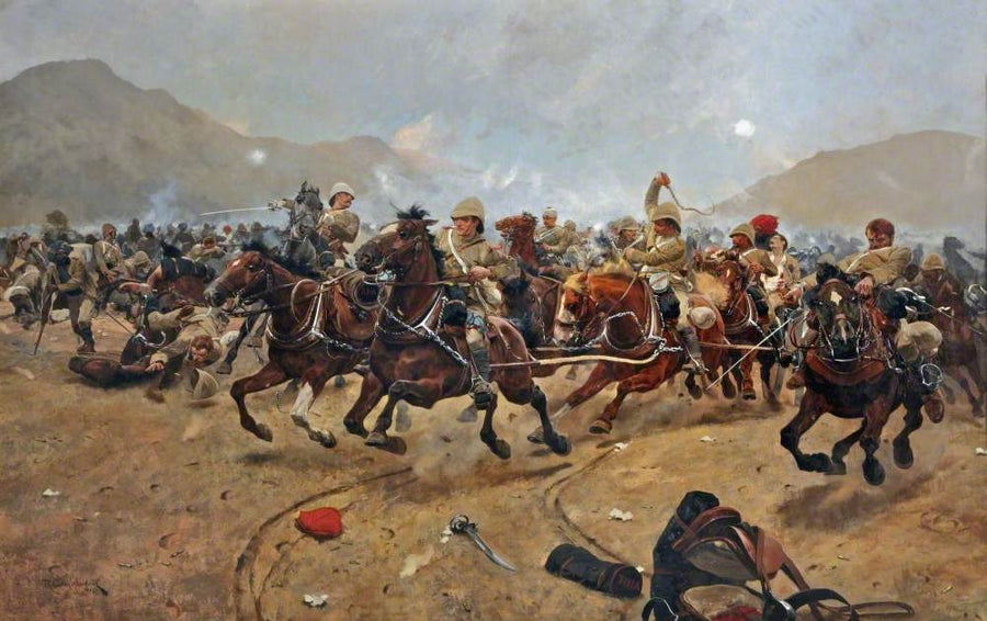 Maiwand: Saving the Guns - Richard Caton Woodville