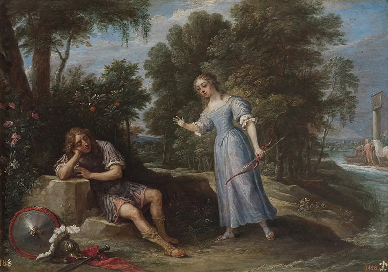 Rinaldo verliebt in Armida - David Teniers der Jüngere
