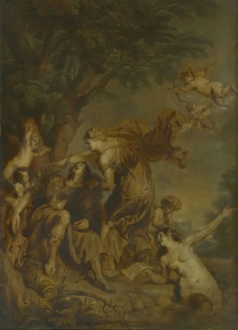 Rinaldo und Armida - Antoine van Dyck