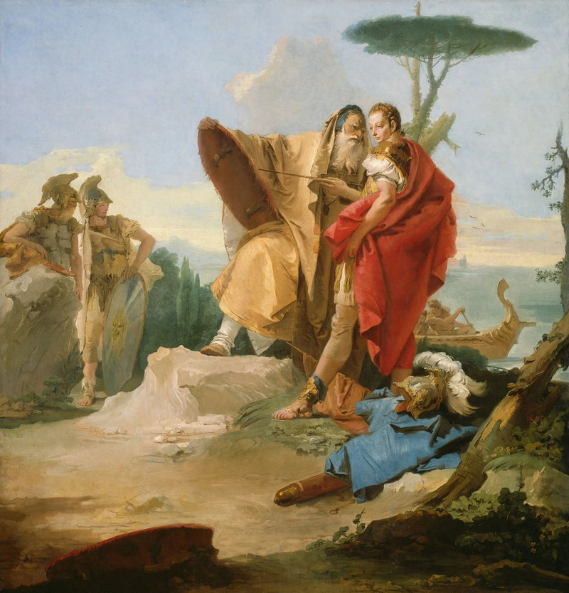 Rinaldo und der Magier von Ascalon - Giovanni Battista Tiepolo