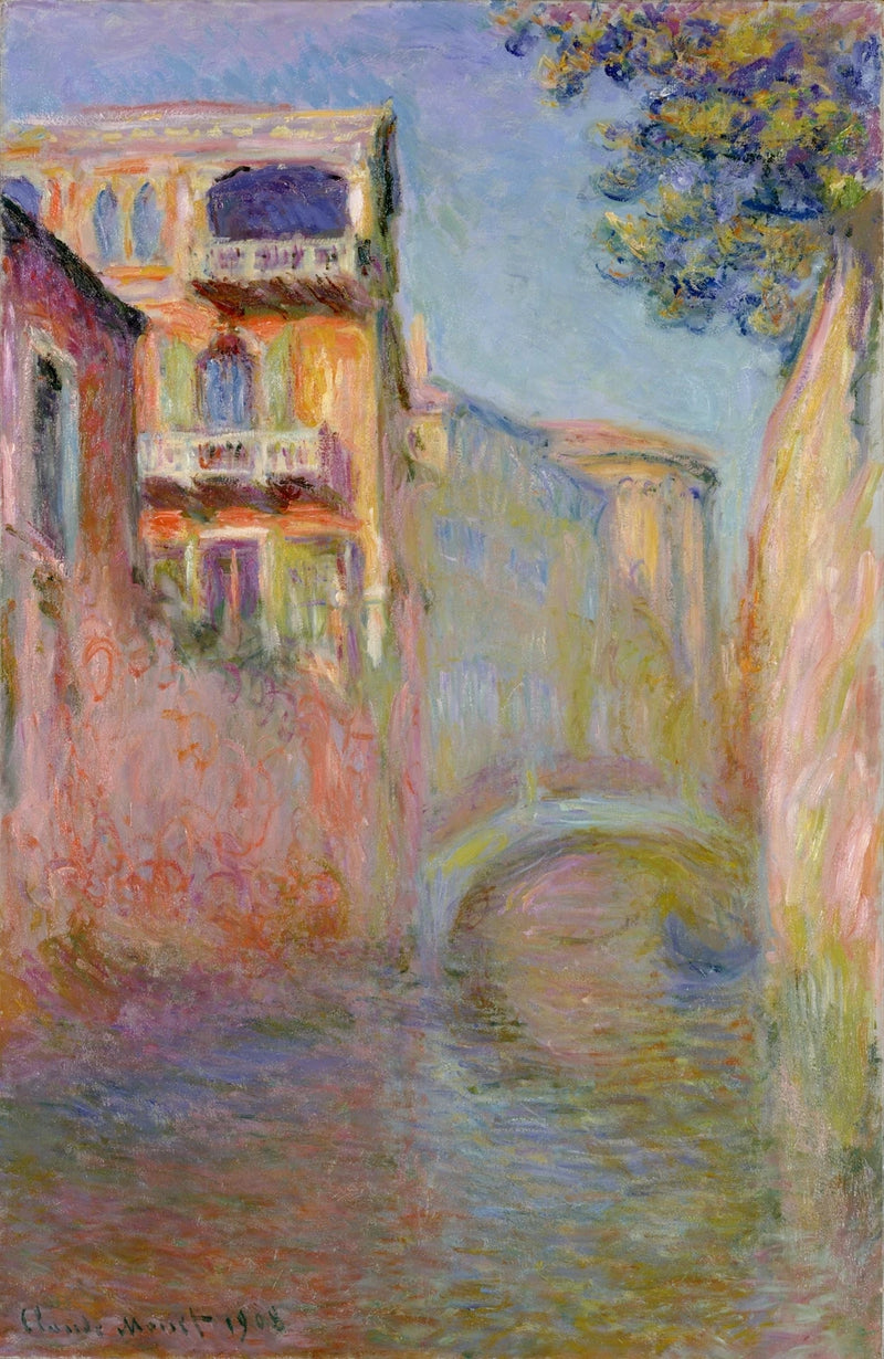 Der Rio della Salute, Pola Museum W1763 - Claude Monet