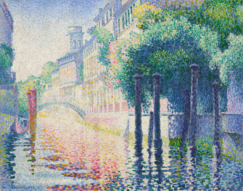 Rio San Trovaso, Venedig - Henri-Edmond Cross