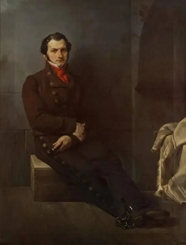 Portrait des Grafen Arese im Gefängnis - Francesco Hayez