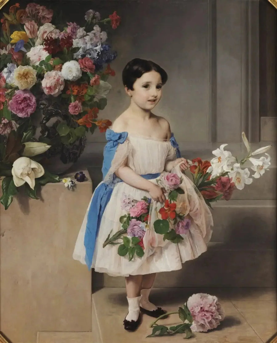 Portrait der Gräfin Antonietta Negroni Prati Morosini petite - Francesco Hayez