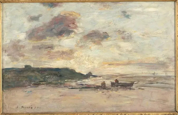 Uferlandschaft bei Trouville - Eugène Boudin
