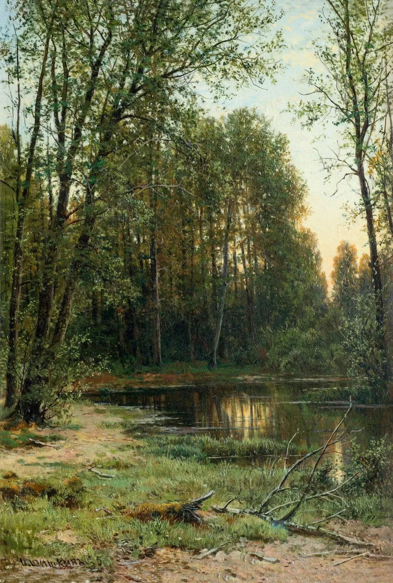 Fluss im Wald - Ivan Chichkine