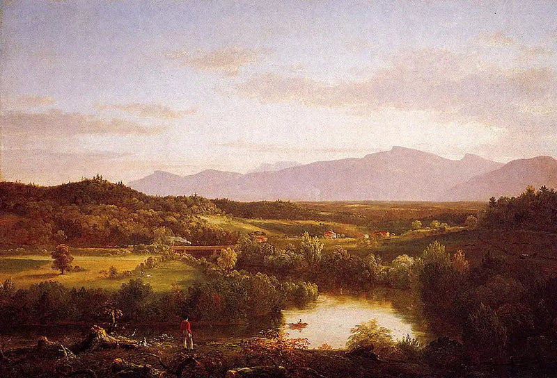 Fluss in den Catskills - Thomas Cole