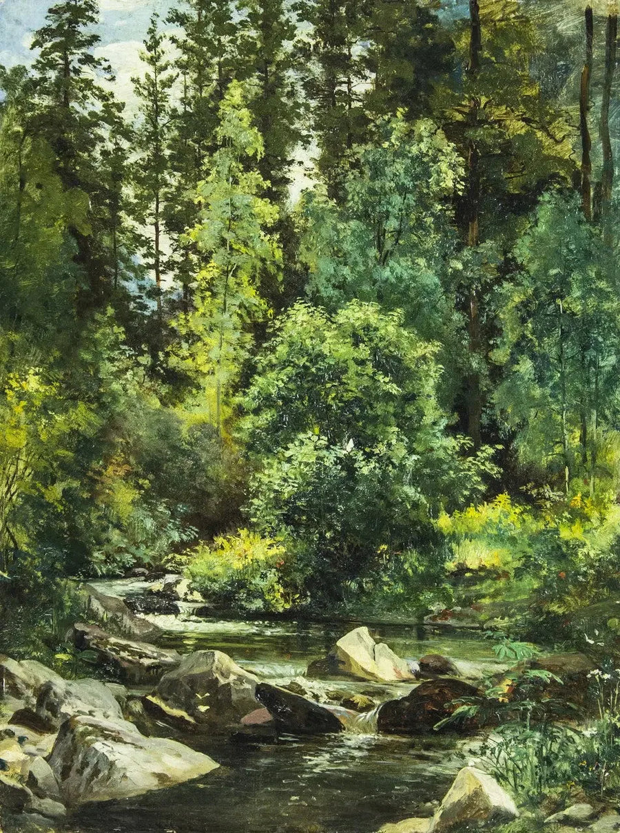 Flusslandschaft - Ivan Chichkine