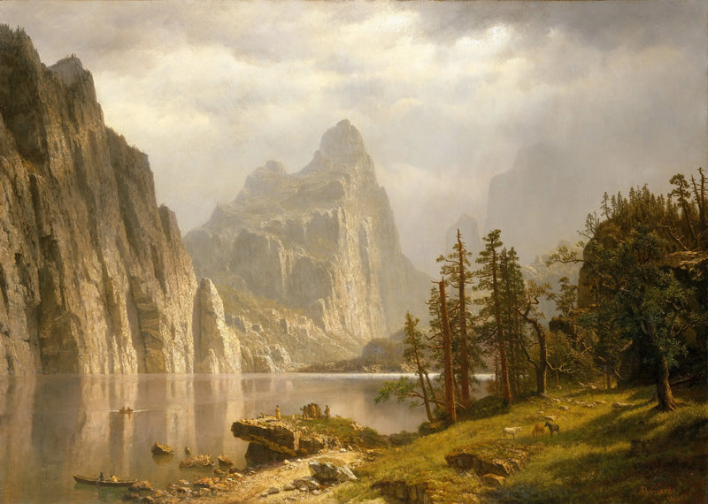 Merced-Fluss, Yosemite-Tal - Albert Bierstadt