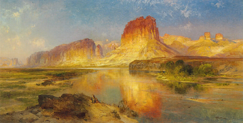 Wyoming grüner Fluss - Thomas Moran