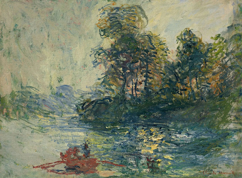 Der Fluss W703 - Claude Monet