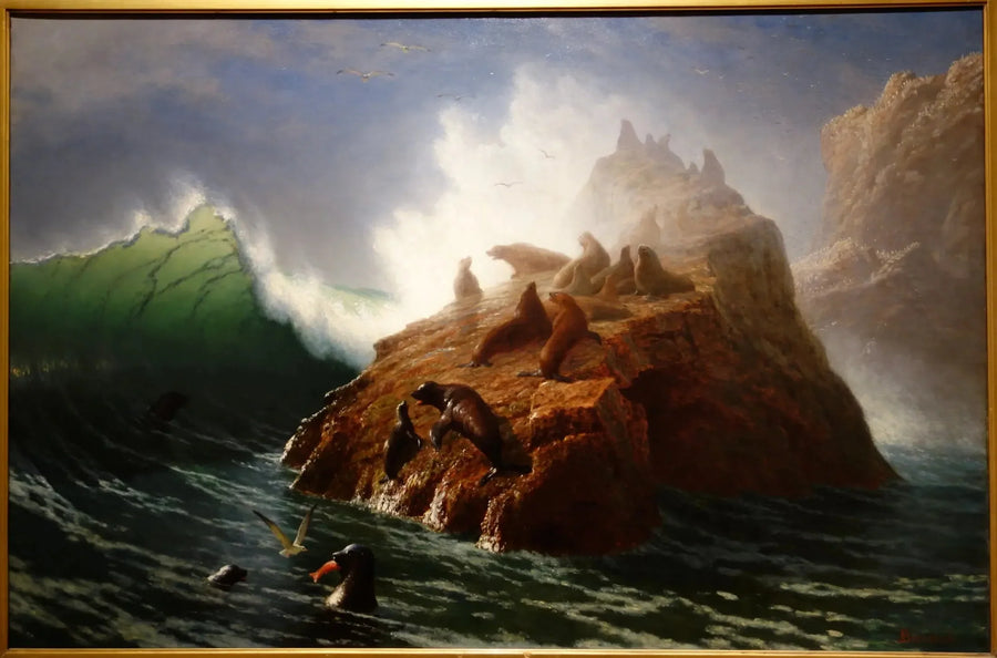 Felsen des Seehundes - Albert Bierstadt