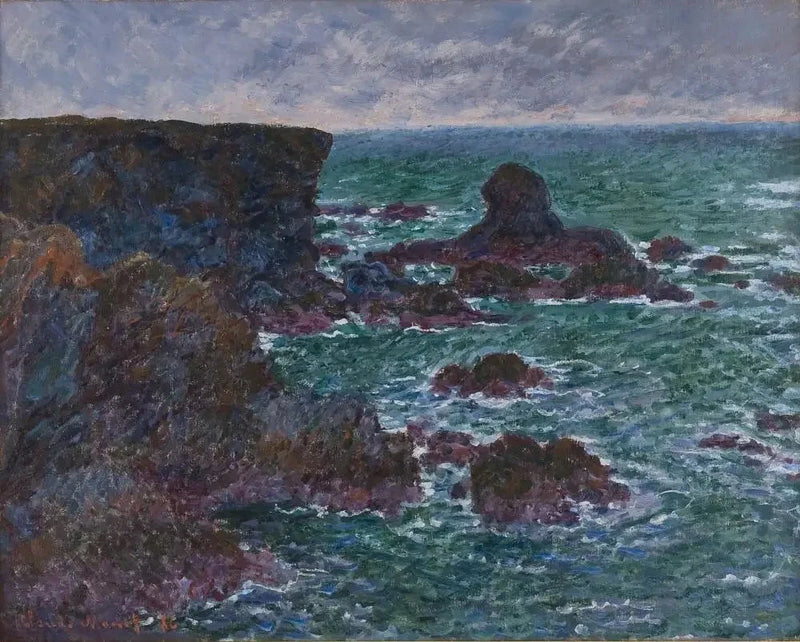 Lion Rock, Belle-Iolle W1090 - Claude Monet