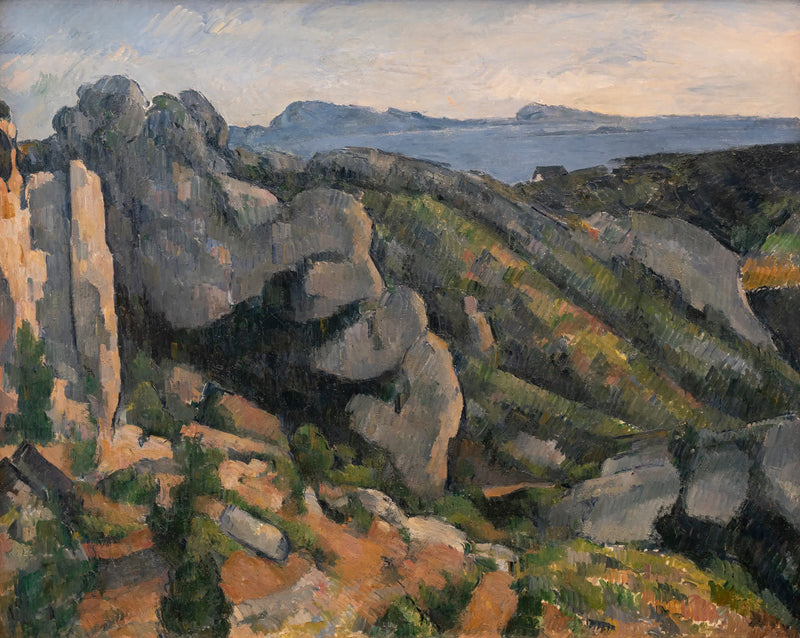 Felsen bei l'Estaque - Paul Cézanne