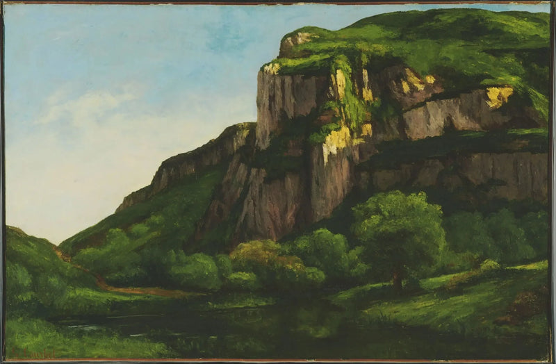 Felsen bei Mouthier - Gustave Courbet