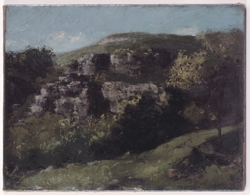 Felsen bei Ornans - Gustave Courbet