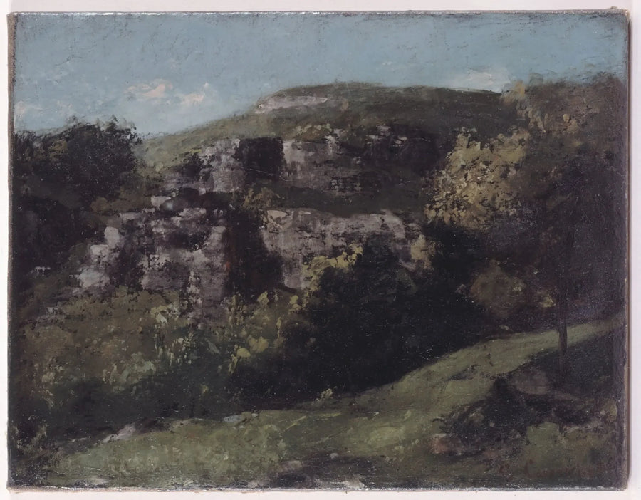 Felsen bei Ornans - Gustave Courbet