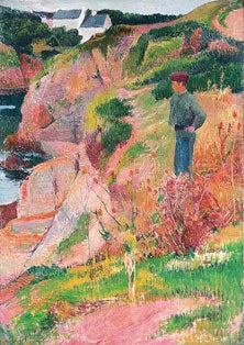 Klippen am Ufer des Aven - Henry Moret