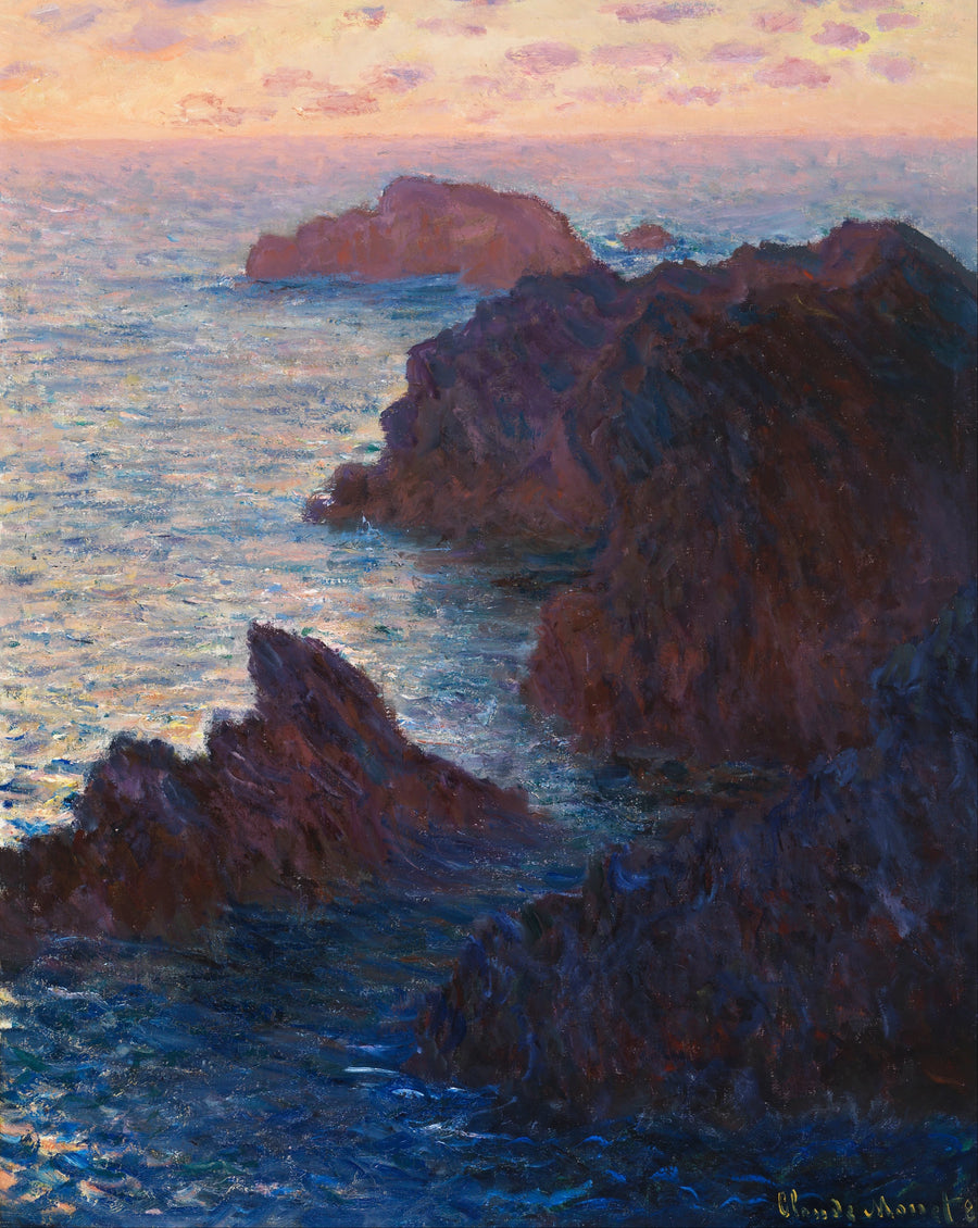 Felsen bei Belle-Île, Port-Domois - Claude Monet