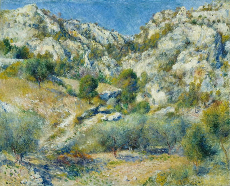 Felsen von L'Estaque - Pierre-Auguste Renoir