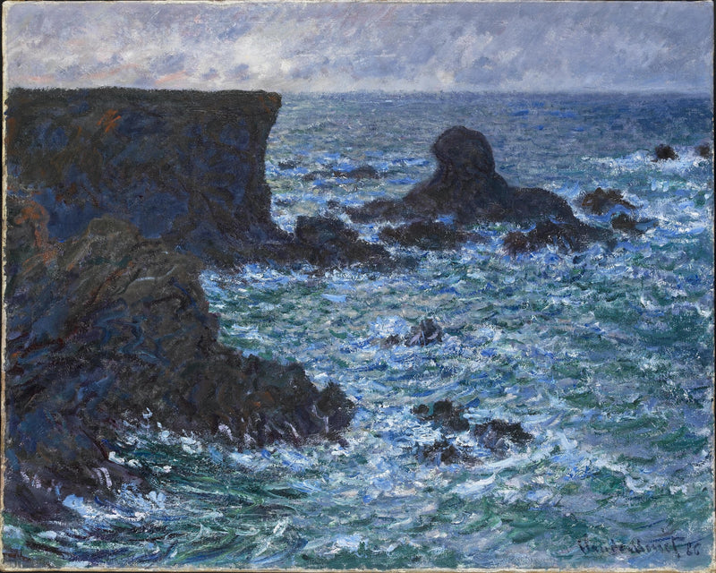 Felsen in Port-Coton, Lion Rock W1091 - Claude Monet