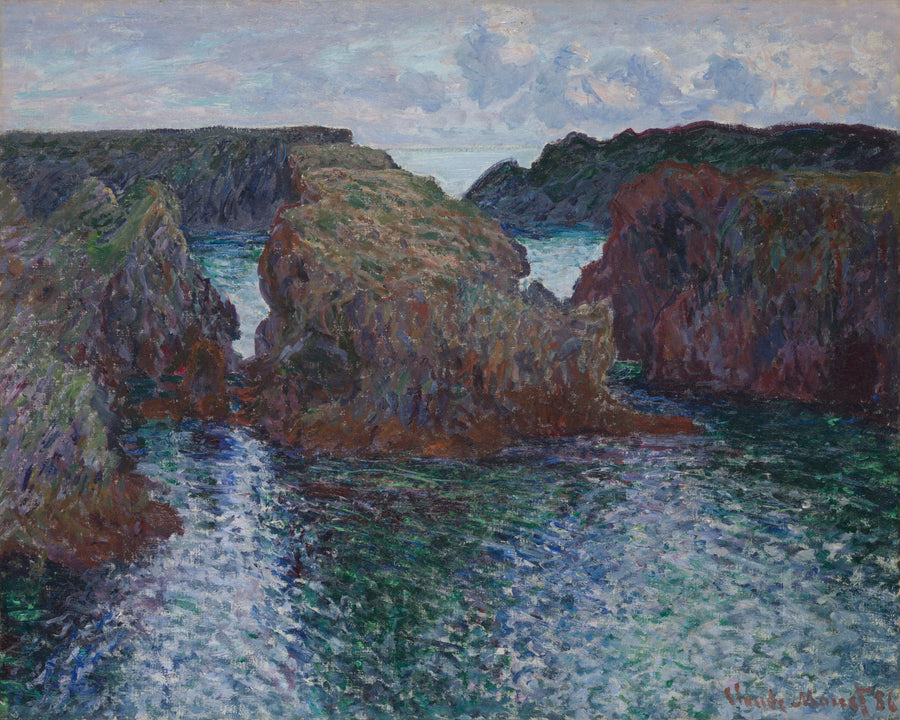 Felsen bei Port-Goulphar, auf Belle-Île - Claude Monet