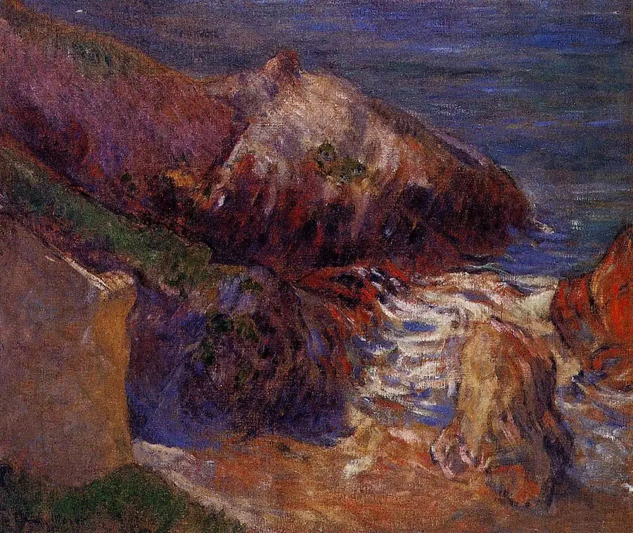 Felsen an der Küste - Paul Gauguin