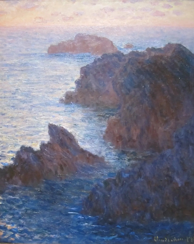 Felsen bei Belle-Île, Port-Domois - Claude Monet