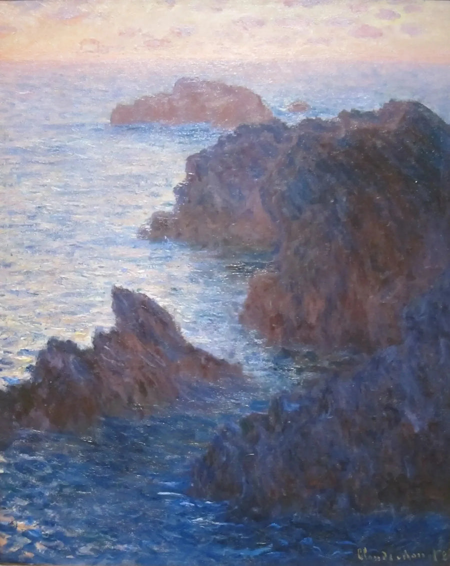 Felsen bei Belle-Île, Port-Domois - Claude Monet