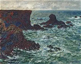 Felsen bei Port-Coton, der Löwenfelsen, Belle Île - Claude Monet