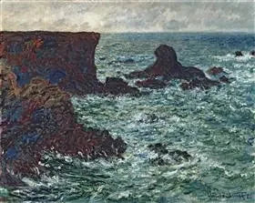 Felsen bei Port-Coton, der Löwenfelsen, Belle Île - Claude Monet