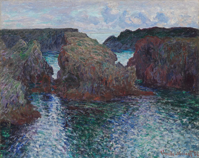Felsen bei Port-Goulphar, auf Belle-Île - Claude Monet