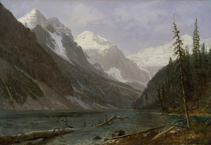 Rocheuses kanadiennes (Lac Louise) - Albert Bierstadt