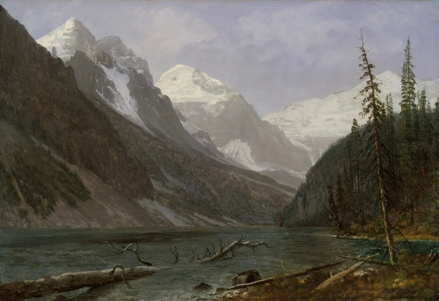 Rocheuses kanadiennes (Lac Louise) - Albert Bierstadt