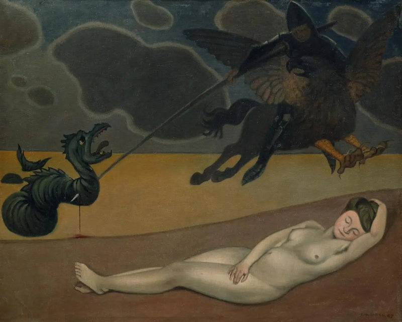Roger übergibt Angélique - Félix Vallotton