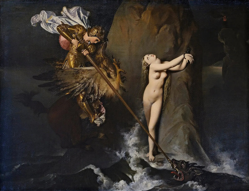 Roger, der Angélique befreit - Jean-Auguste-Dominique Ingres
