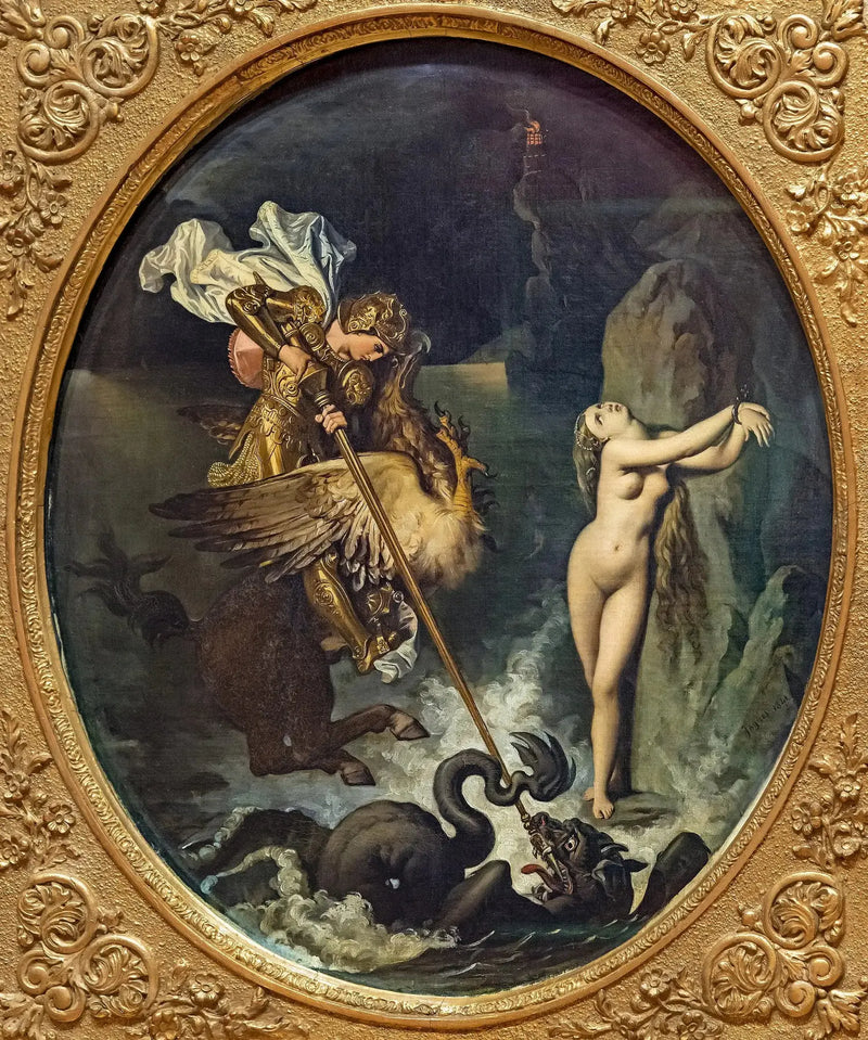 Roger, der Angélique befreit - Jean-Auguste-Dominique Ingres