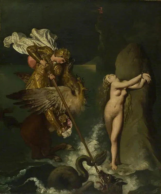 Roger, der Angélique befreit - Jean-Auguste-Dominique Ingres